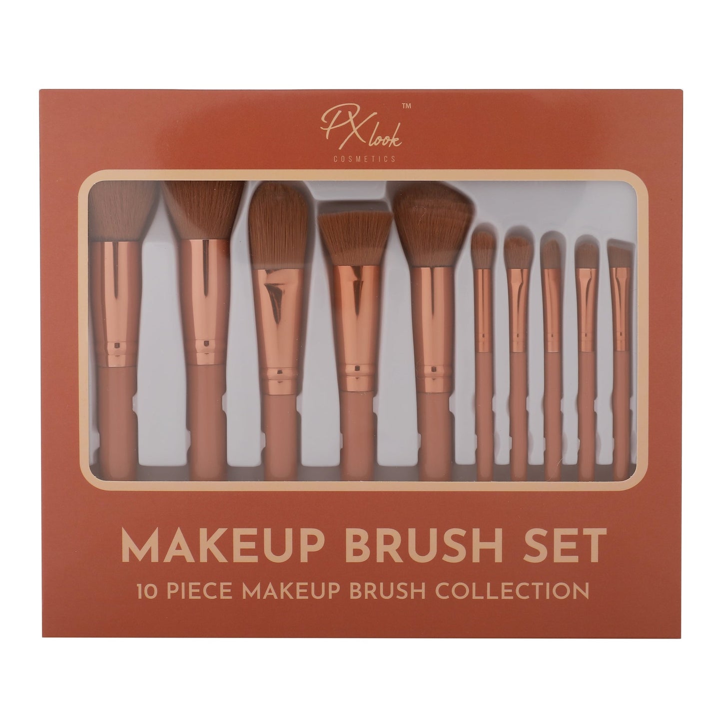 Makeup Brush Set - 10 Piece Makeup Brush Collection