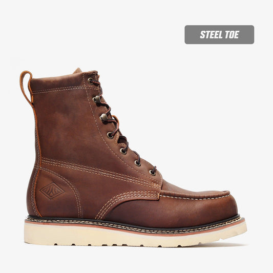 FRONTIER CLASSIC 8" MOC TOE (STEEL TOE)