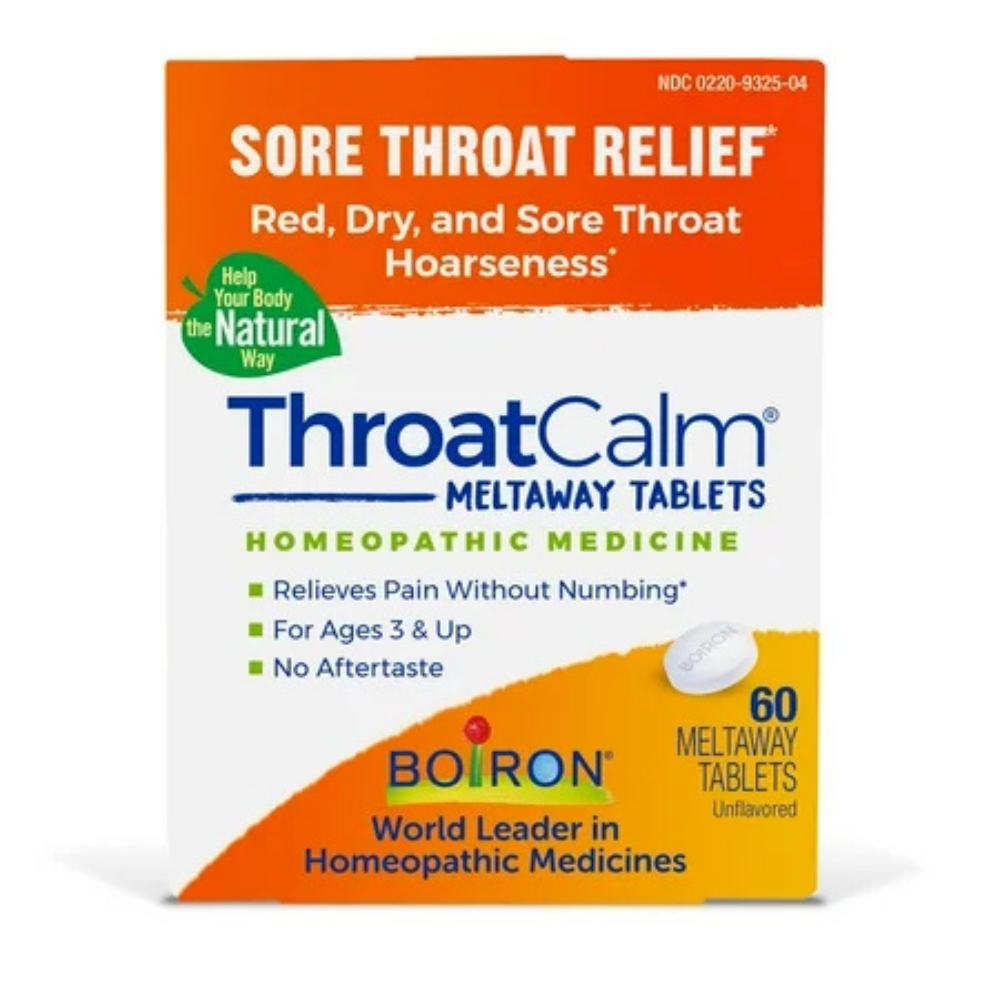Boiron ThroatCalm Tablets (60 ct)