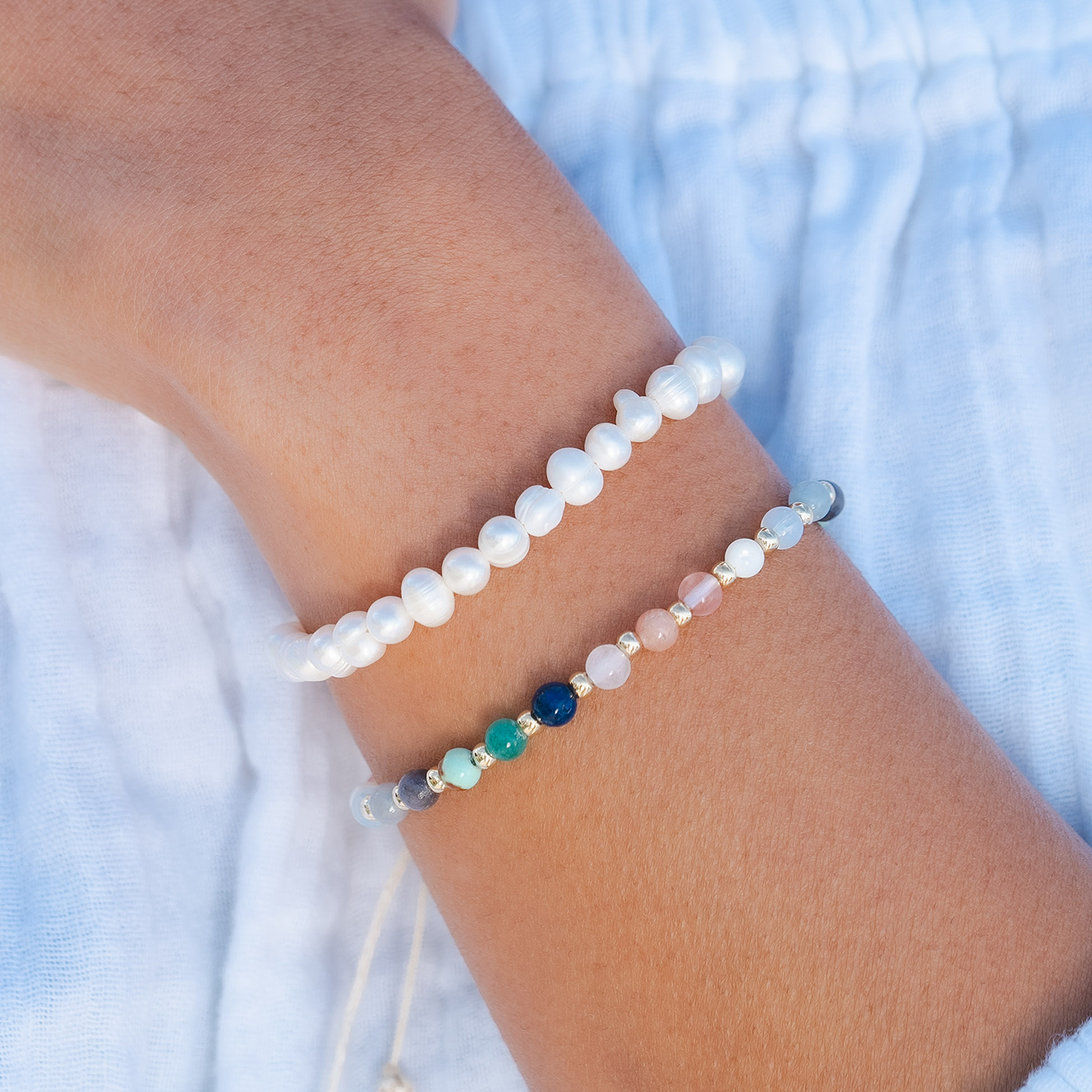 Spiritual Healing + Self Love Bracelet Stack