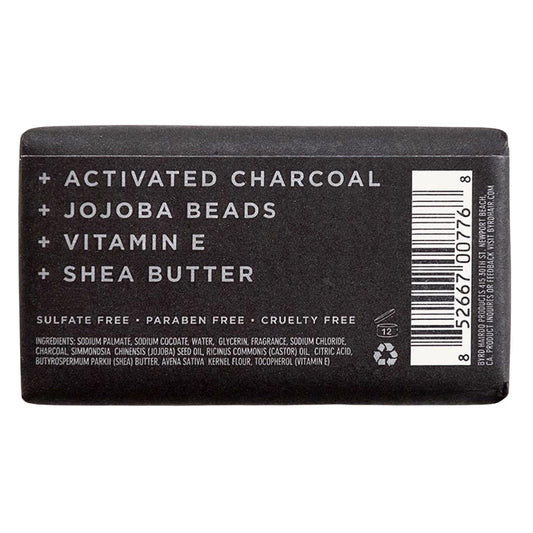 BYRD Activated Charcoal Exfoliating Bar