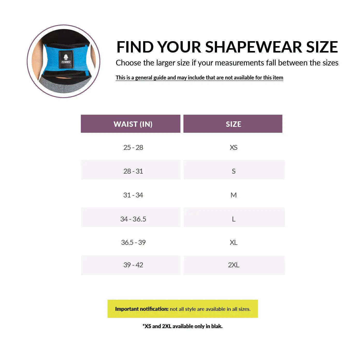 TECNOMED Back Brace by Tecnomed