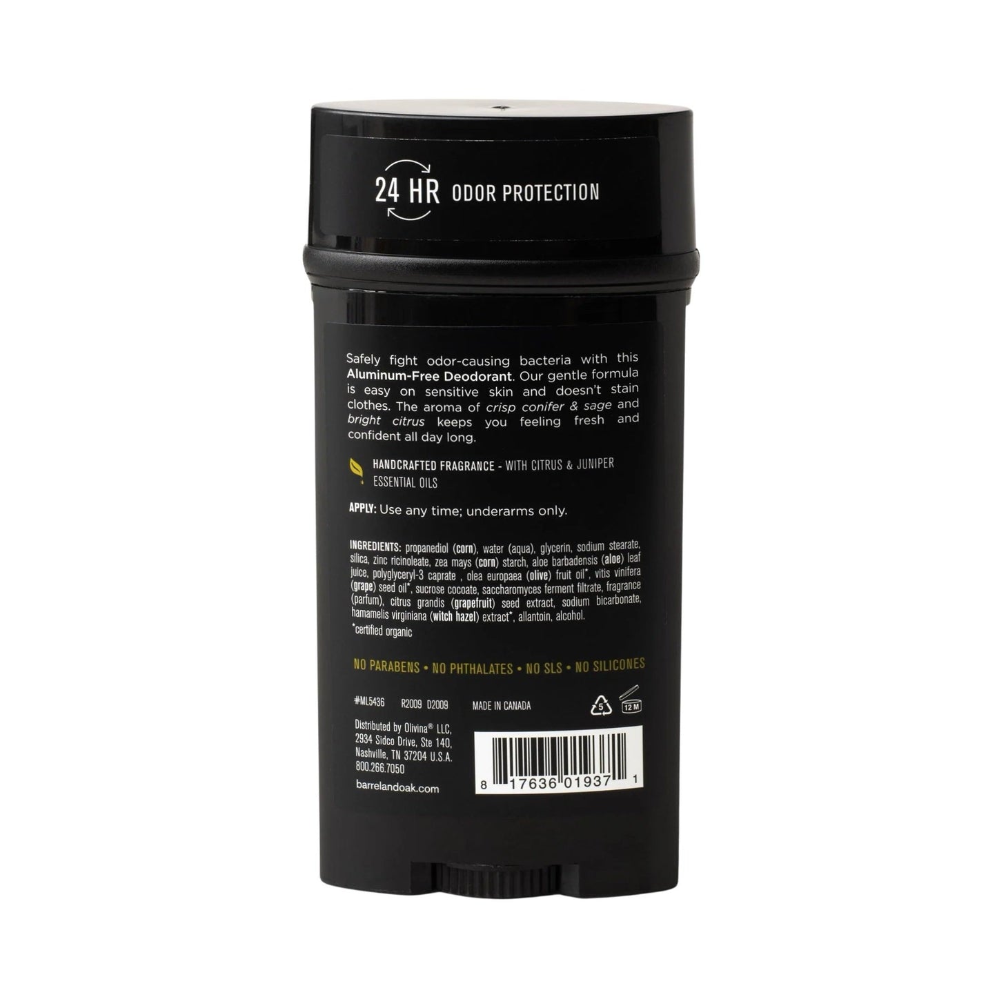 Barrel & Oak Aluminum-Free Deodorant Mountain Sage