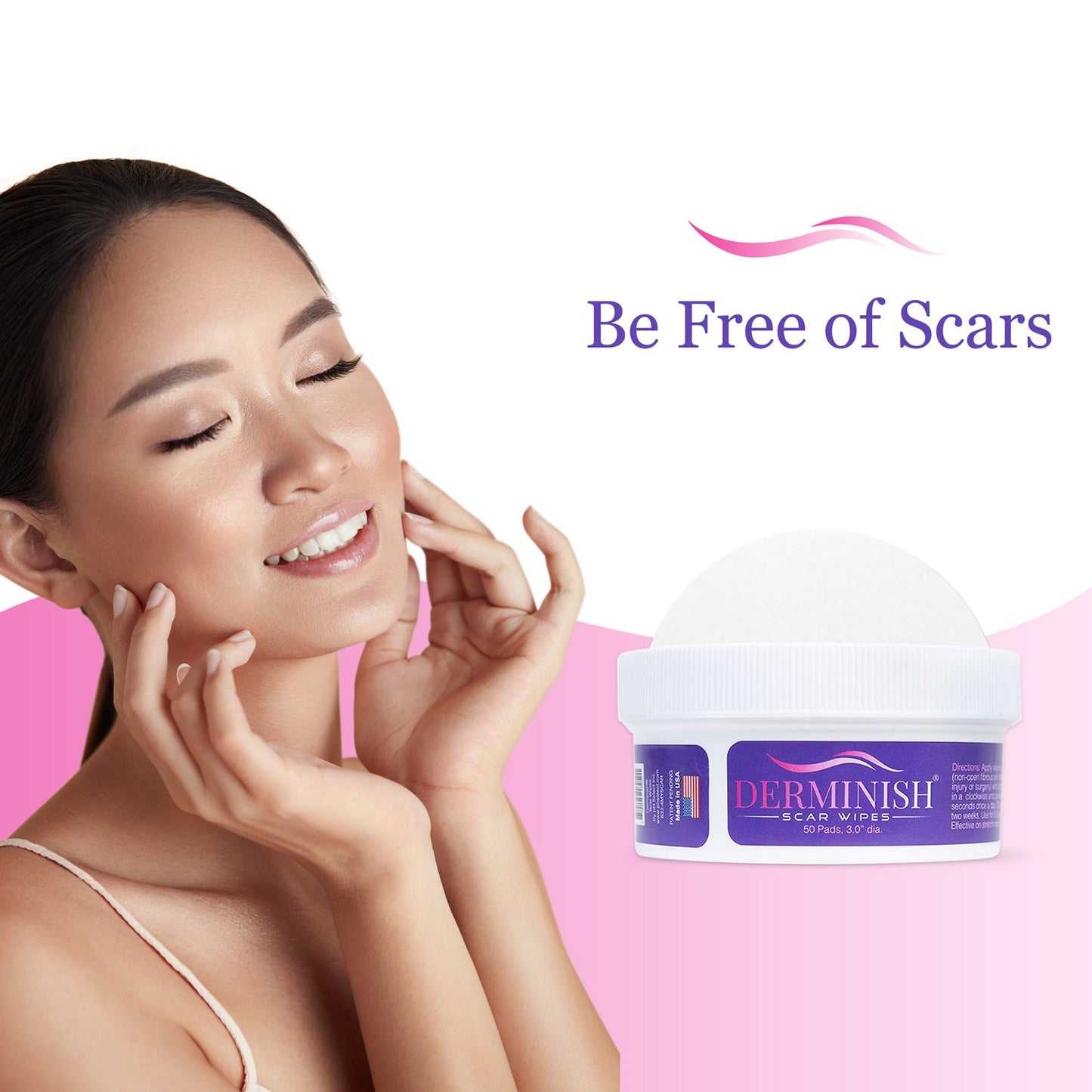 Derminish® Scar Wipes