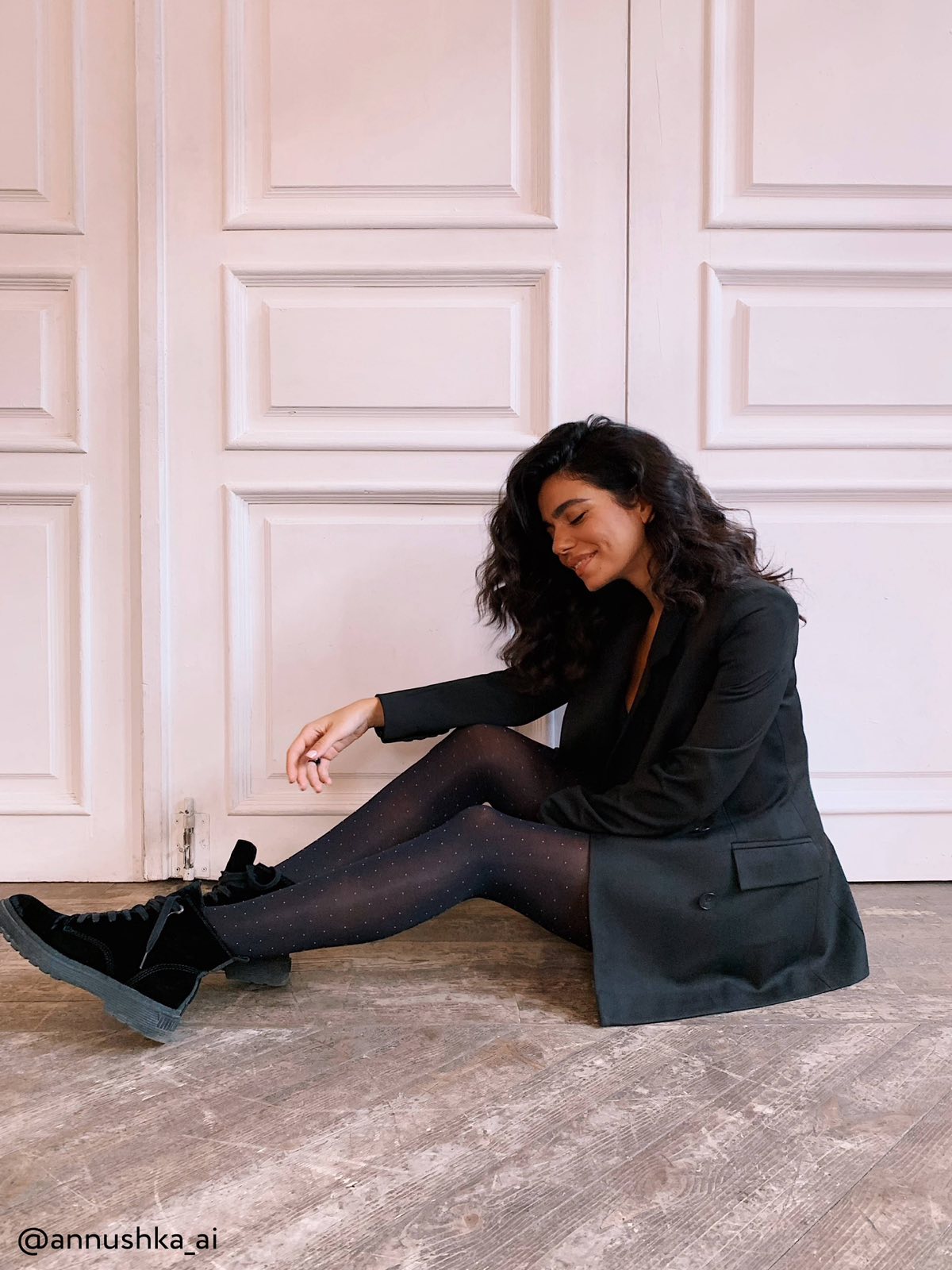 Conte Point 50 Den - Fantasy Opaque Women's Tights with a pattern of "dots" (19С-10СП)