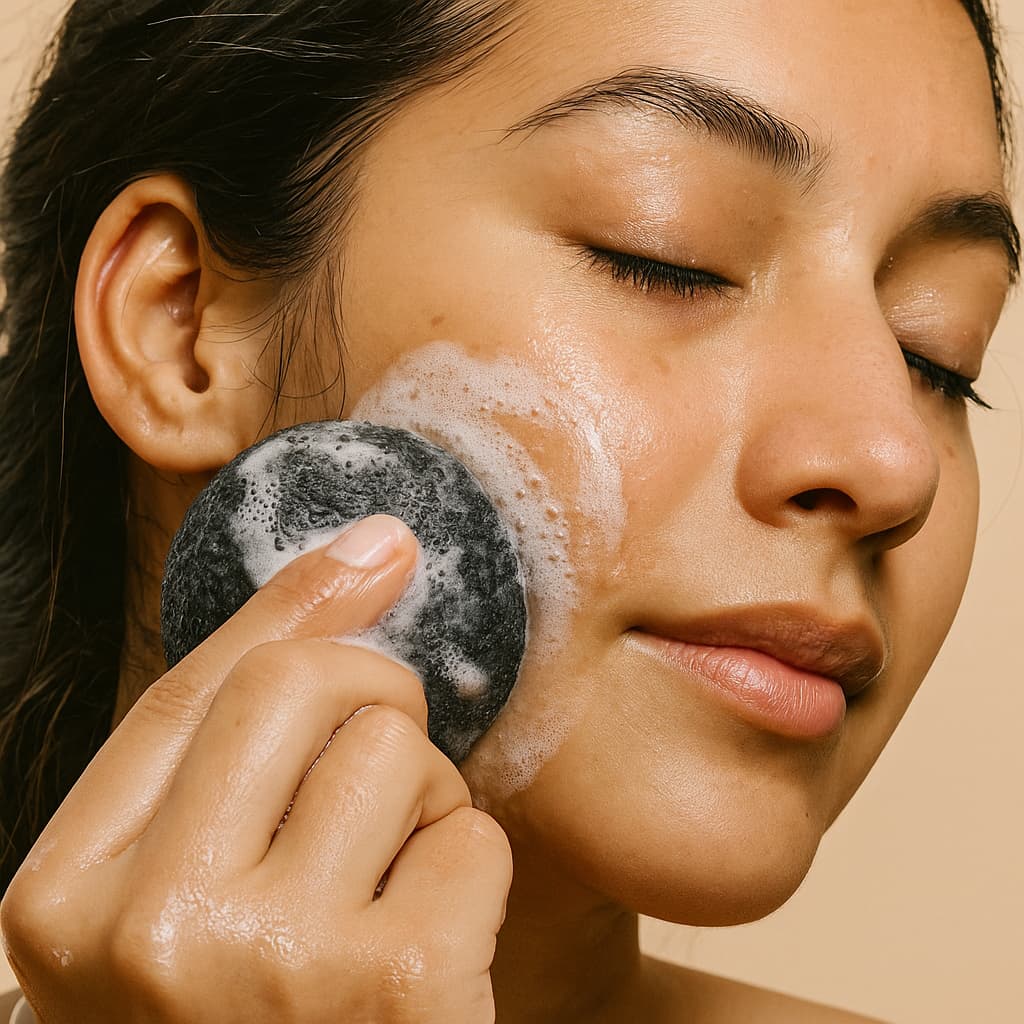 Charcoal Konjac Face Sponge