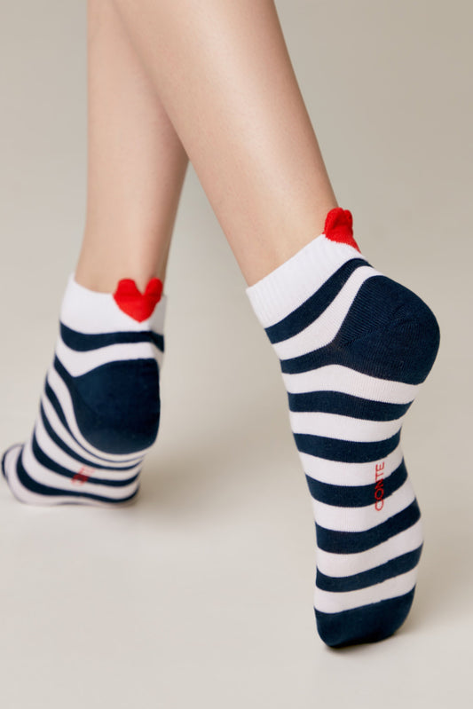 Cotton Ankle Socks Conte Active - Stripes 223