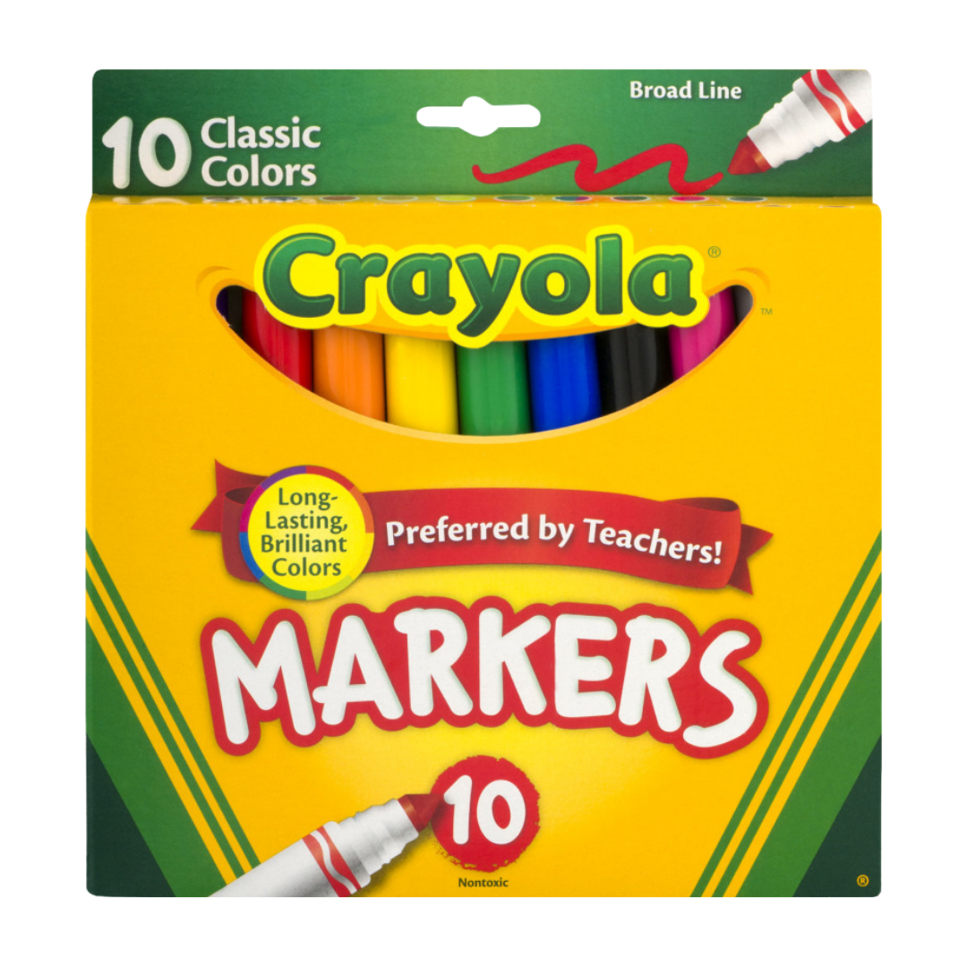 Crayola Broad Tip Markers (10 pack)