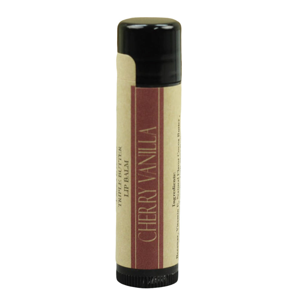 Cherry Vanilla Ultra Hydrating Lip Balm with Vitamin E, Triple Butters