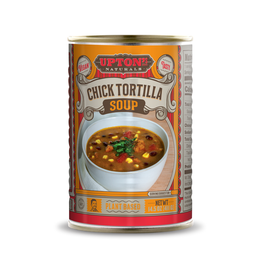 Upton's Naturals: Vegan Chick'n Tortilla Soup (Pack of 8 x 14.5 oz)