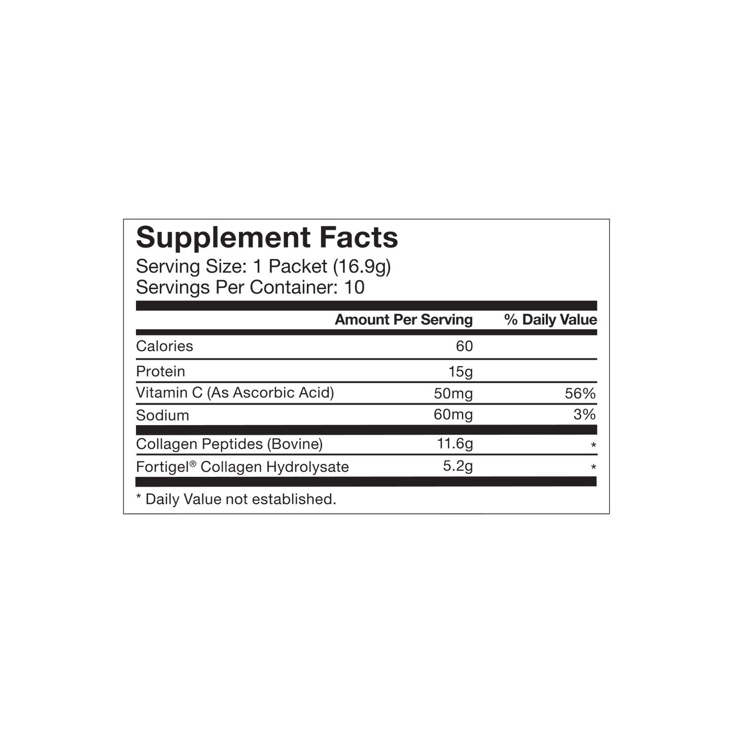 Collagen Peptides 10-Travel Packs