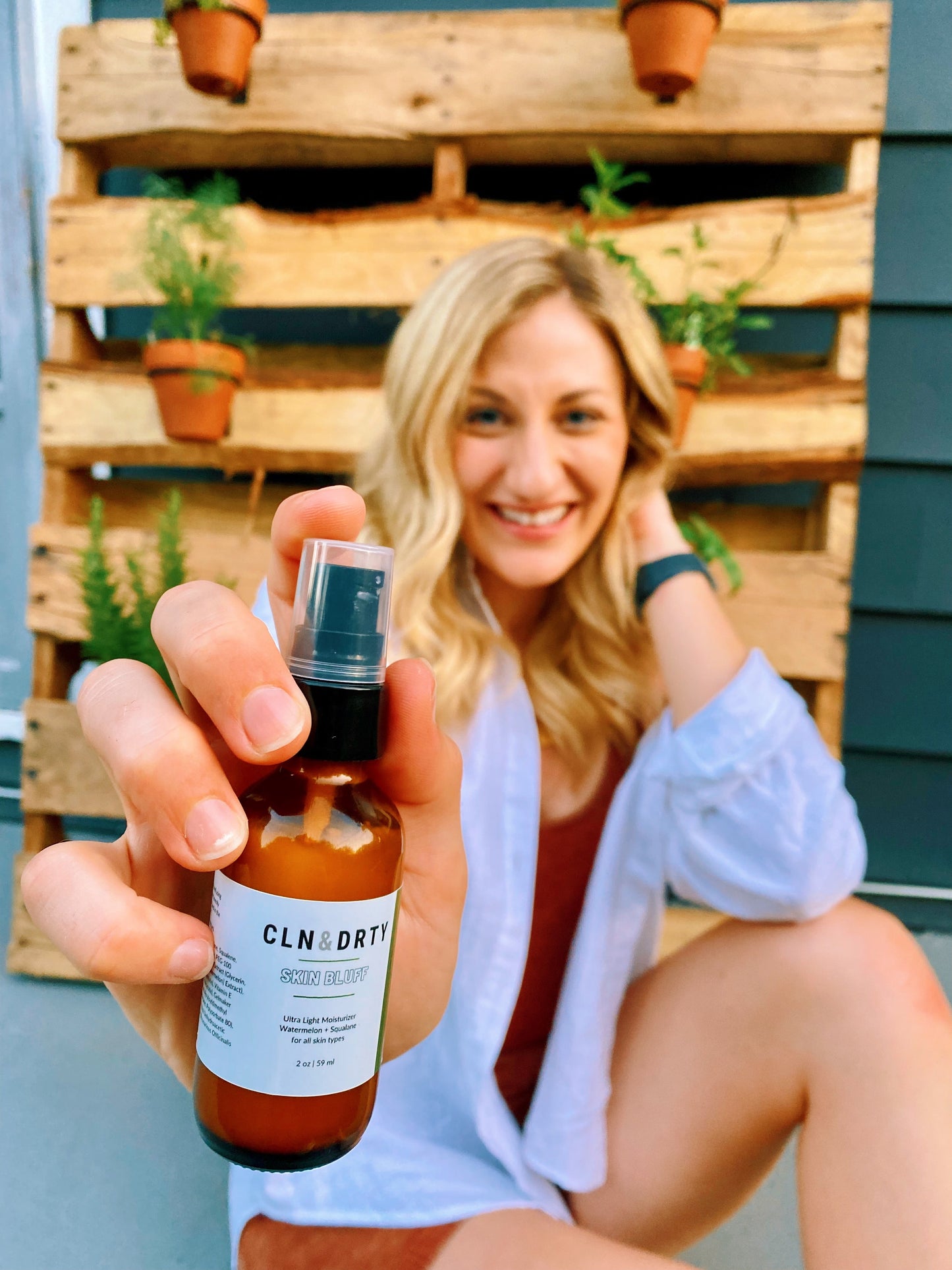 Skin Bluff - Watermelon & Squalane Moisturizer - Hydrating & Lightweight