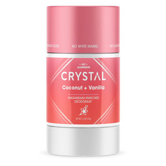 Crystal Deodorant Stick, Magnesium Coconut Vanilla, 2.5 Oz