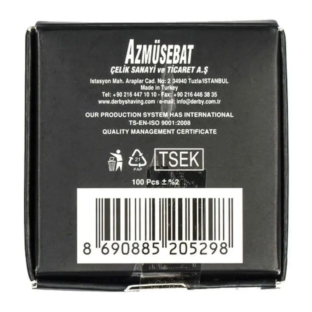 Derby Premium Single Edge Blades 100 pack