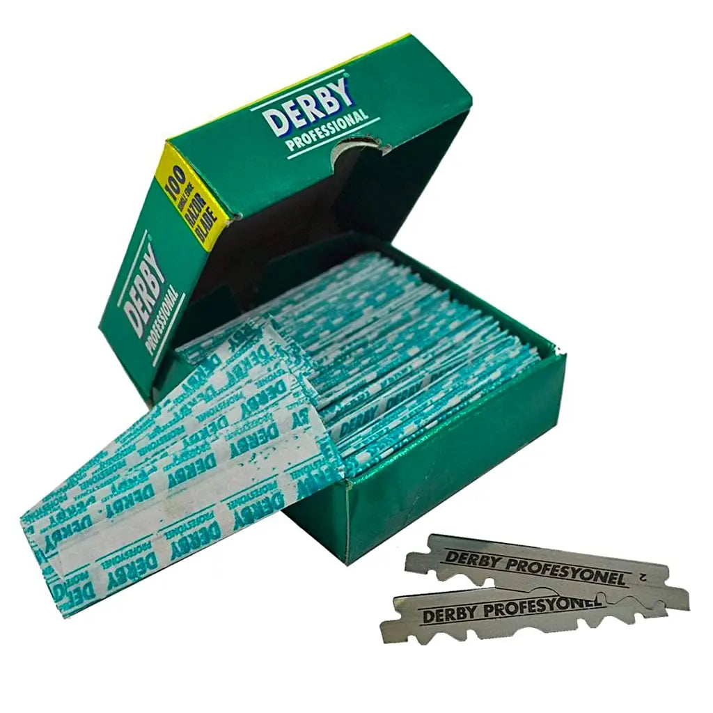 Derby Professional Single Edge Razor Blades, 100 Count