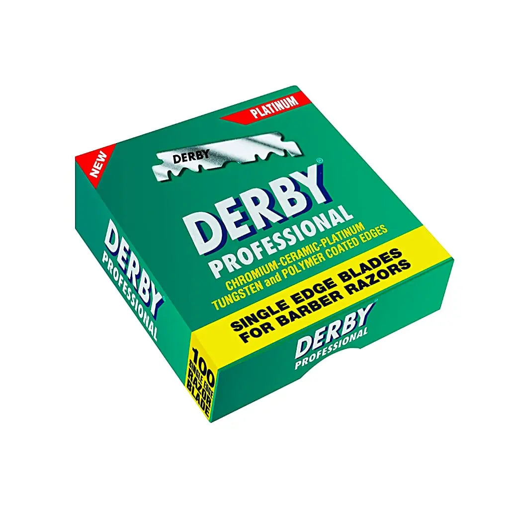 Derby Professional Single Edge Razor Blades, 100 Count