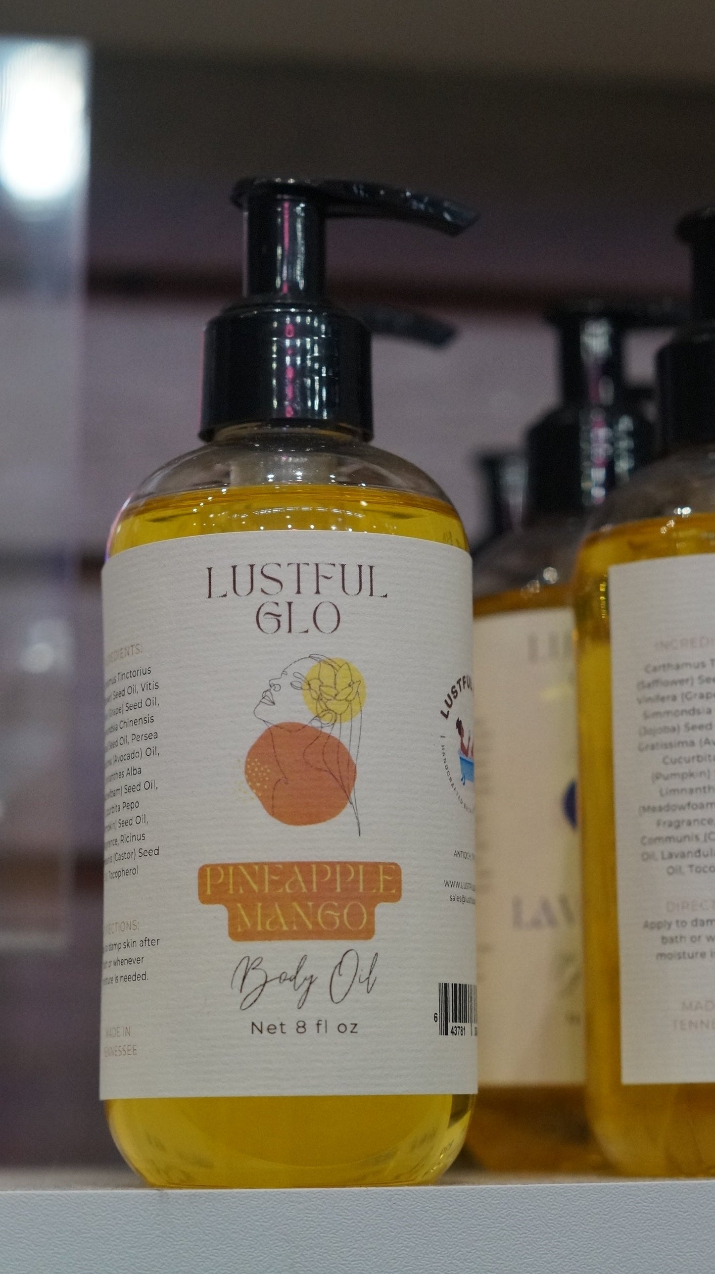 LUSTFUL GLO BODY OIL