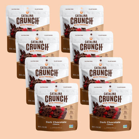 Catalina Crunch Dark Chocolate Single-Serve Cereal (24 Pack, 1.27 Oz Per Pack)