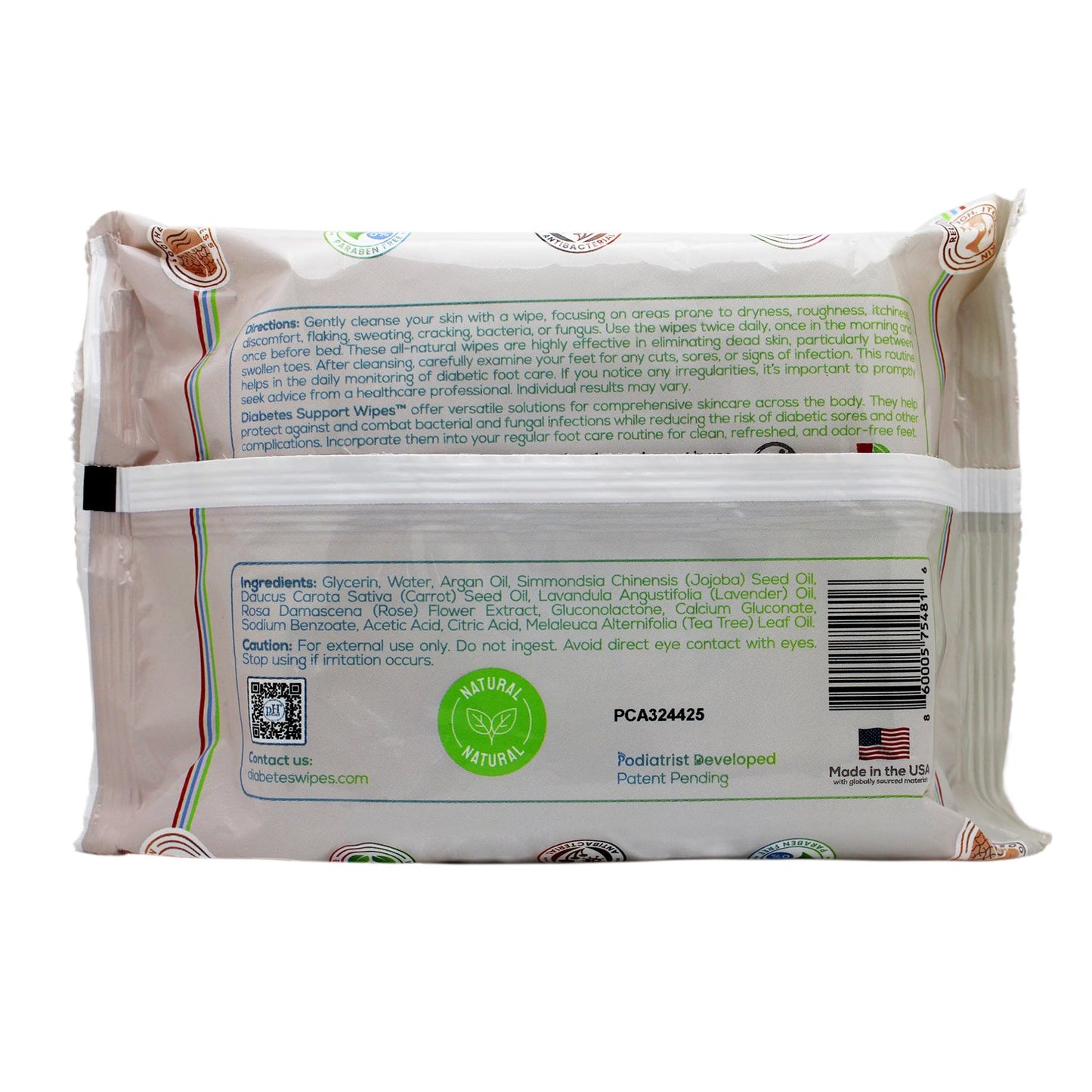 Diabetes Support Wipes®