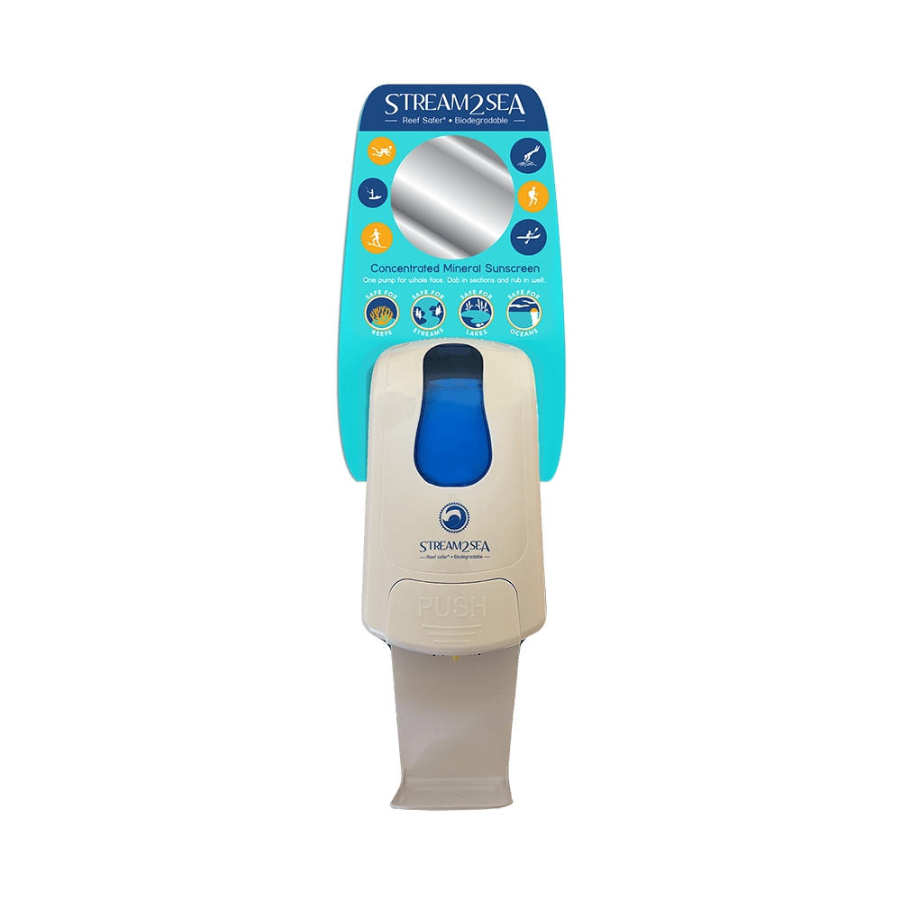 Wall-Mounted Sunscreen Dispenser