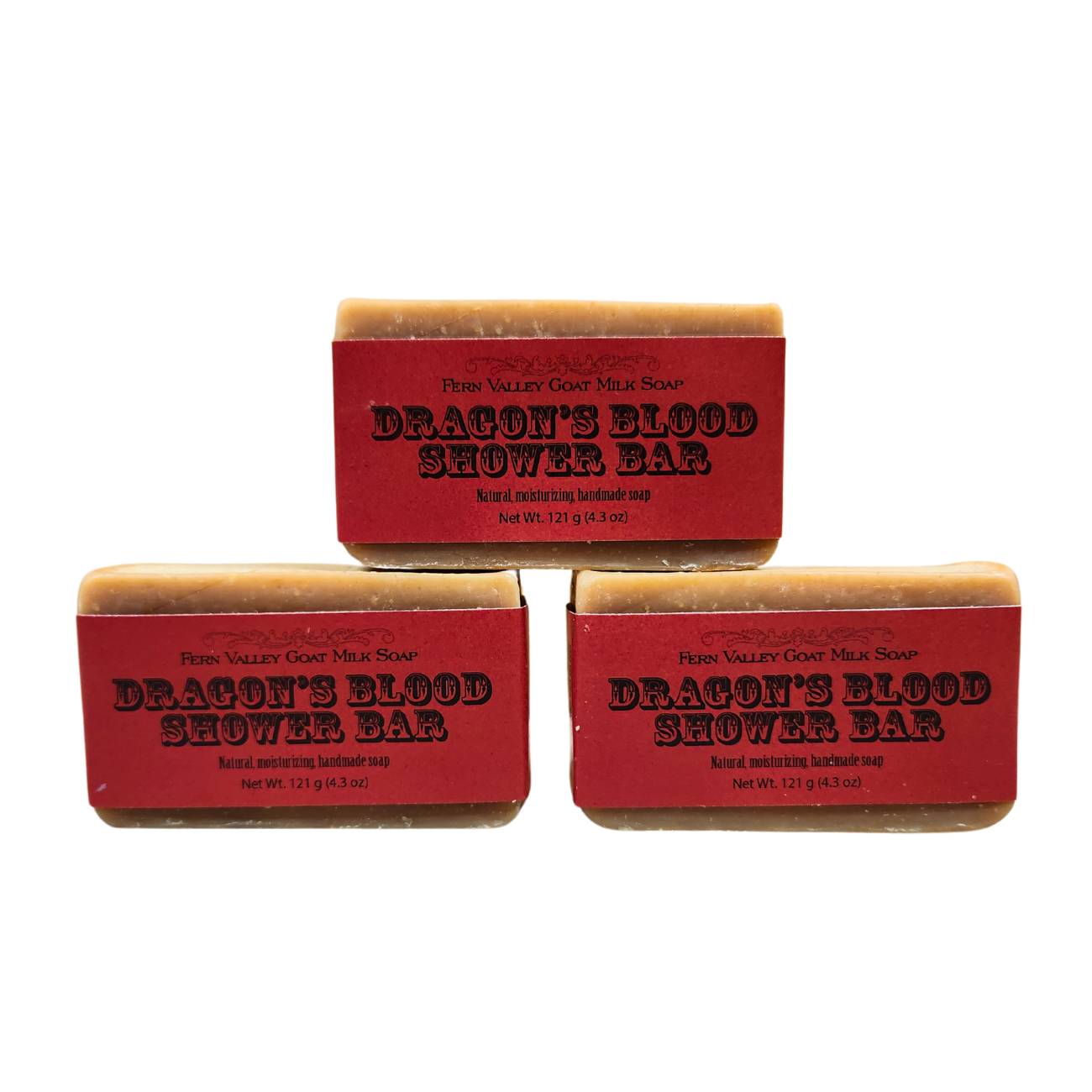 Handmade Goat Milk Soap | Shower Bar | Dragon's Blood