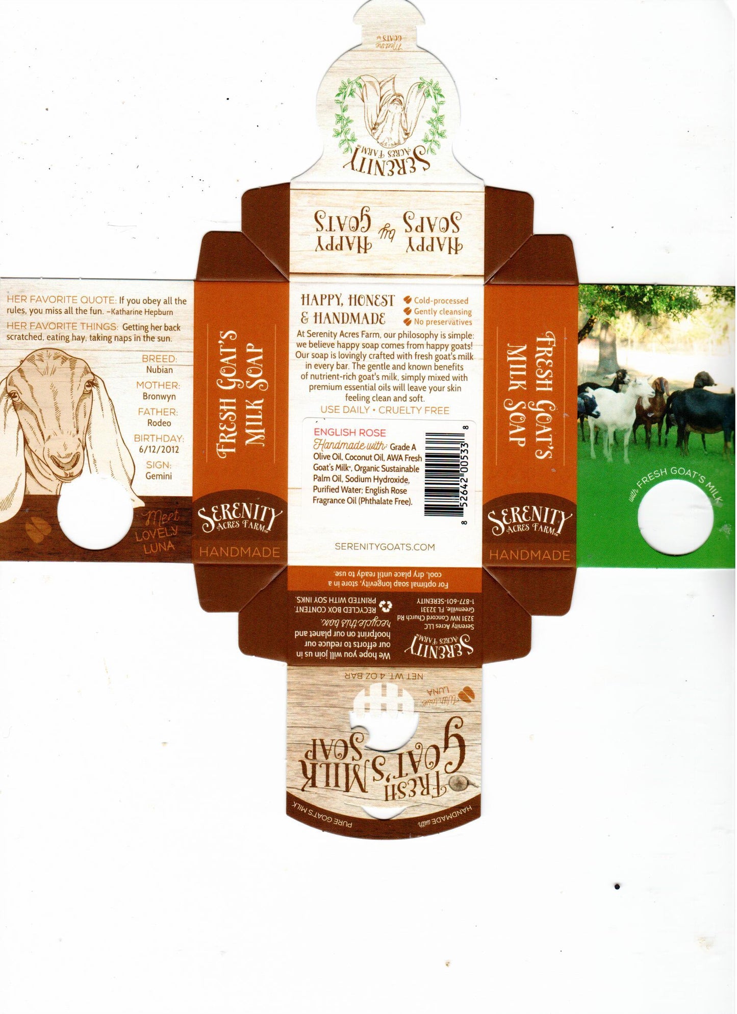 Goat's Milk Soap – English Rose