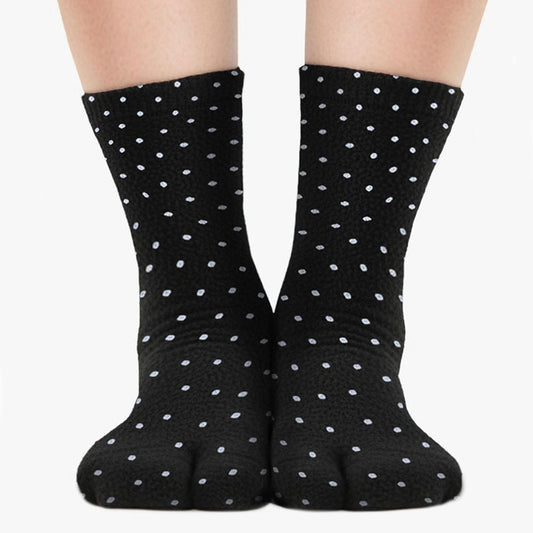 Polar Feet Fleece Tabi Socks - Domino