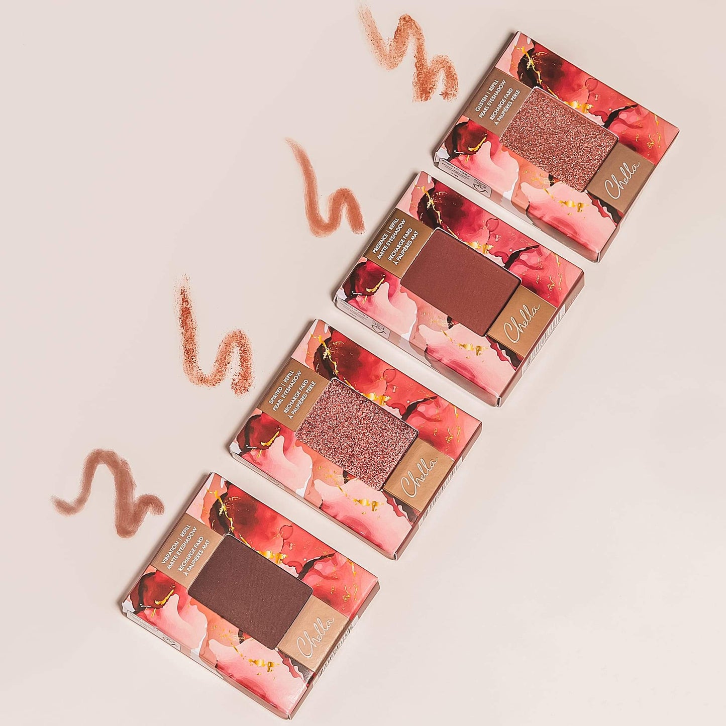 eyeshadow refill presence matte - medium brown