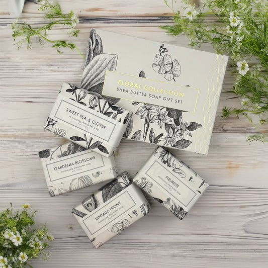 Floral Lovers - Shea Butter Soap Gift Set