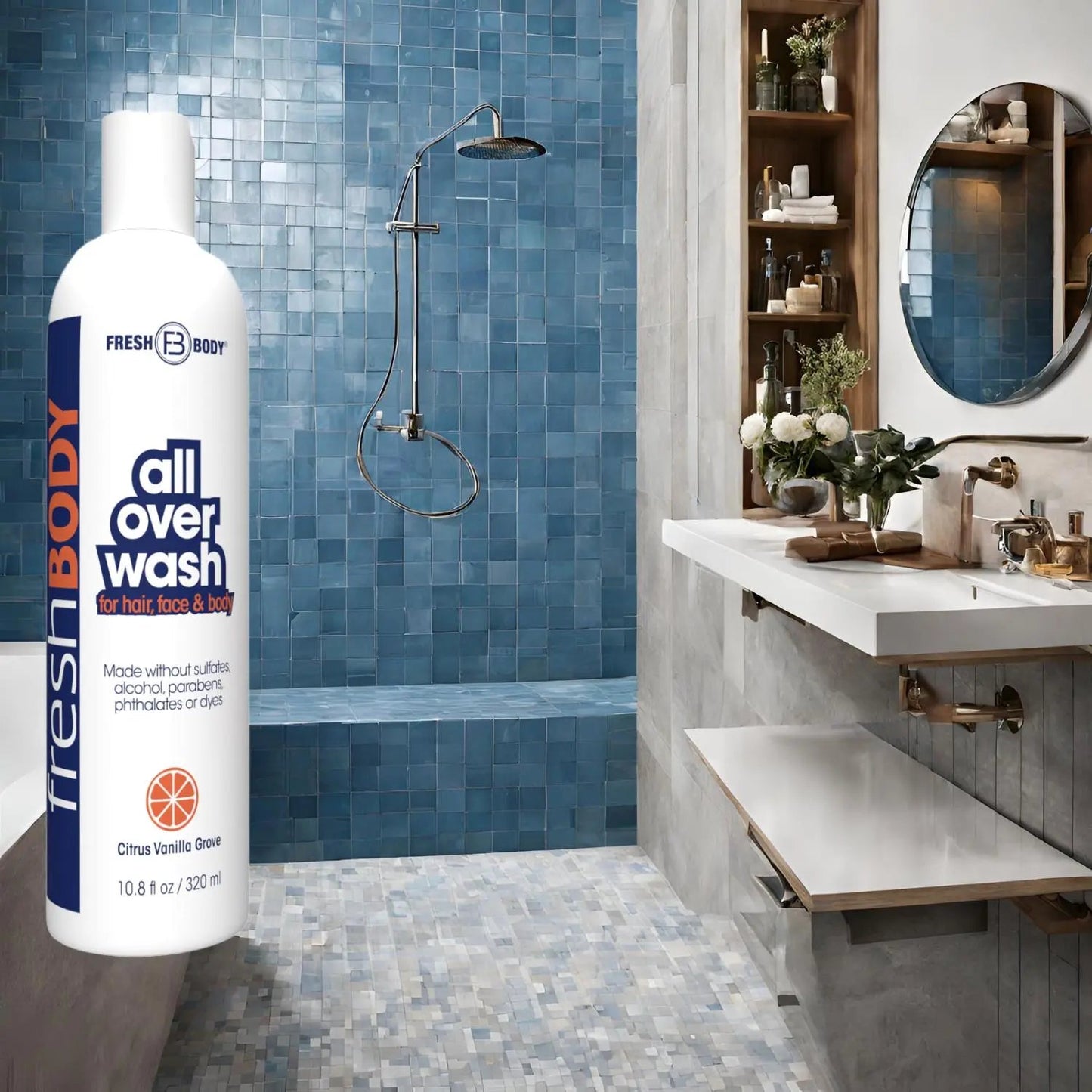 Fresh Bodywash All Over Wash - Citrus Vanilla Grove - 10.8 fl oz