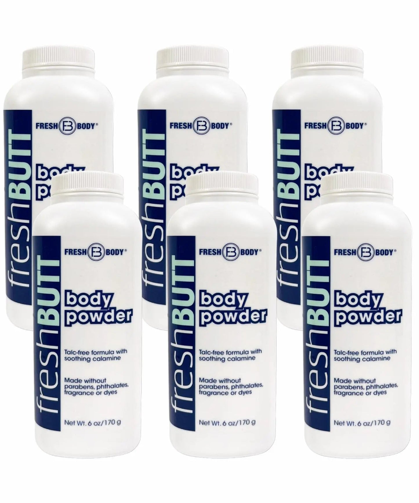 Fresh Butt Body Powder 6 oz