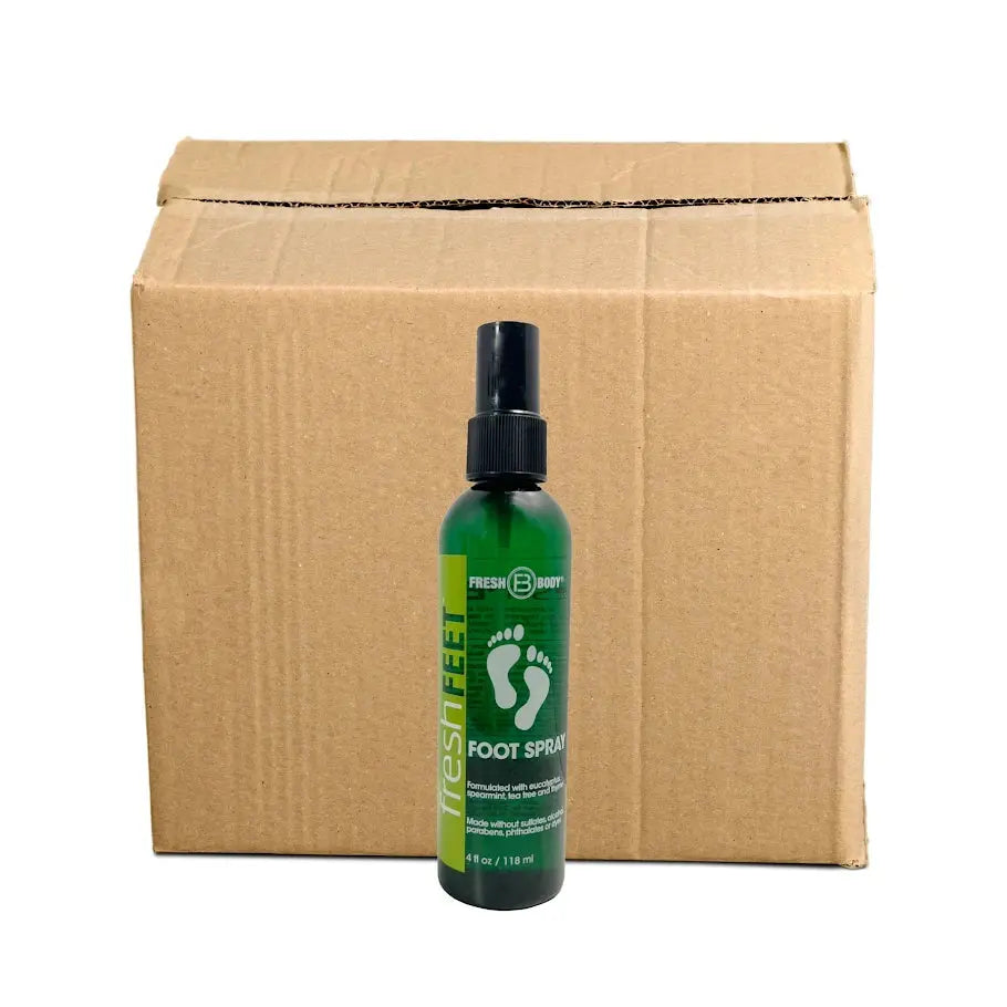 Fresh Feet Foot Spray with Eucalyptus, Spearmint & Tea Tree Oil - 4 oz Spray Bottle