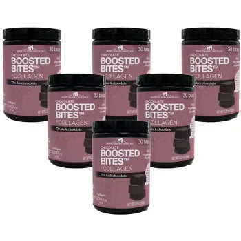 Brooklyn Born Chocolate - Dark Chocolate Magnesium Bites, 5.29 oz (Pack of 6) - Healthy Indulgent Snacks