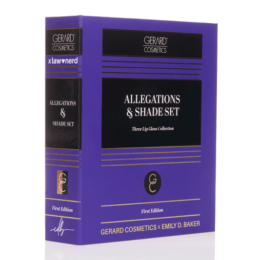 Limited Edition Box Set : Emily D. Baker X Gerard Cosmetics®️ 3 Lip Gloss Set  Allegations & Shade Collection