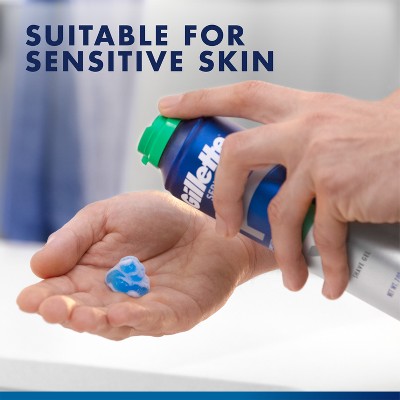 Gillette Series Sensitive Soothing with Aloe Vera Men's Shave Gel 7oz/2pk - New