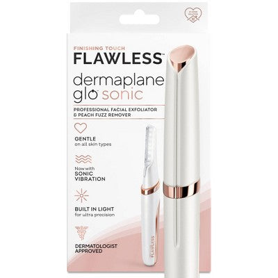 Flawless Dermaplane Glo Sonic Facial Exfoliator - Imperfect Box