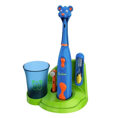 Brusheez Buddy the Bear Children's Electric Kids Toothbrush Set - Imperfect Box