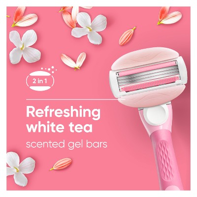 Venus Comfort Glide White Tea Women Razor Blade Refills 8ct - Imperfect Box