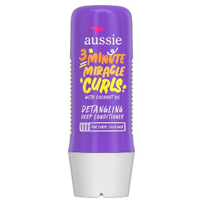 Aussie 3 Minutes Miracle Curls Detangling Deep Conditioner 8 fl oz - New
