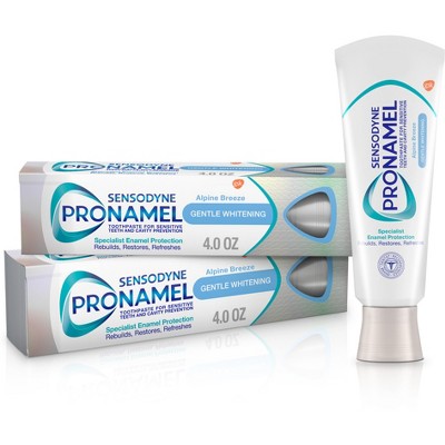 Sensodyne ProNamel Gentle Whitening Toothpaste for Sensitive Teeth 4oz/2pk - Imperfect Box