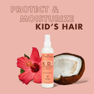 SheaMoisture Coconut & Hibiscus Kids Extra-Moisturizing Detangler 8 fl oz - New