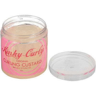 Kinky-Curly Original Curling Custard Natural Hair Styling Gel 8oz - New
