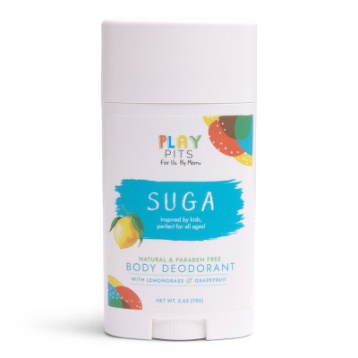 Play Pits Suga Kids' Natural Solid Deodorant 2.65oz - New