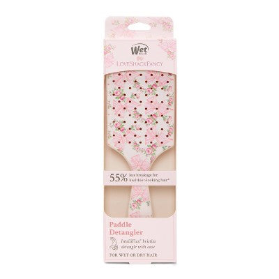 Wet Brush x LoveShackFancy Paddle Detangler Hair Brush Rosa Beaux - Imperfect Box