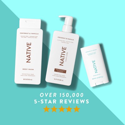 Native Solid Deodorant for Women & Men Jasmine & Cedar Aluminum-Free 2.65oz - New