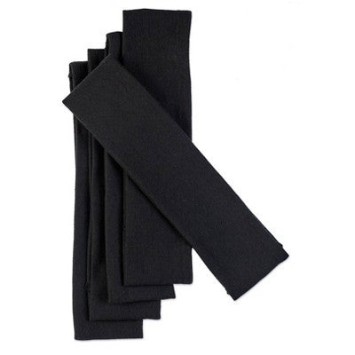 Scunci by Conair No Damage Stretch Fabric Headbands Black 5pcs - New