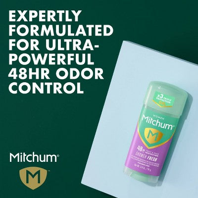 Mitchum Triple Odor Defense Gel Deodorant Shower Fresh 3.4oz/2pk - New