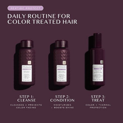 Kristin Ess+ Color Safe Leave-In Conditioner & Heat Protectant Sulfate-Free UV Color Shield & Peptide Technology 8.45 fl oz - Imperfect Container