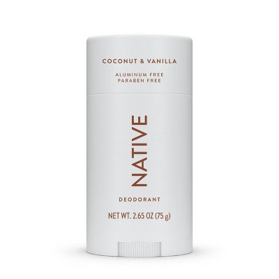 Native Solid Deodorant for Women & Men Coconut & Vanilla Aluminum-Free 2.65oz - Imperfect Container