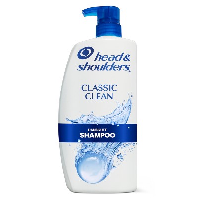 Head & Shoulders Dandruff Shampoo, Anti-Dandruff Treatment, Classic Clean for Daily Use, Paraben-Free 28.2 fl oz - Imperfect Container